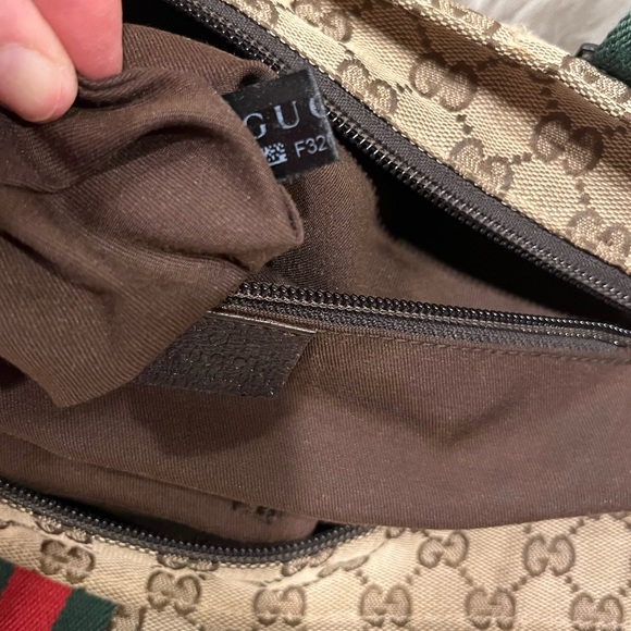 Authenticated Gucci Sylvie Web Hobo Shoulder Bag Tote Handbag Laptop Bag - Picture 13 of 16